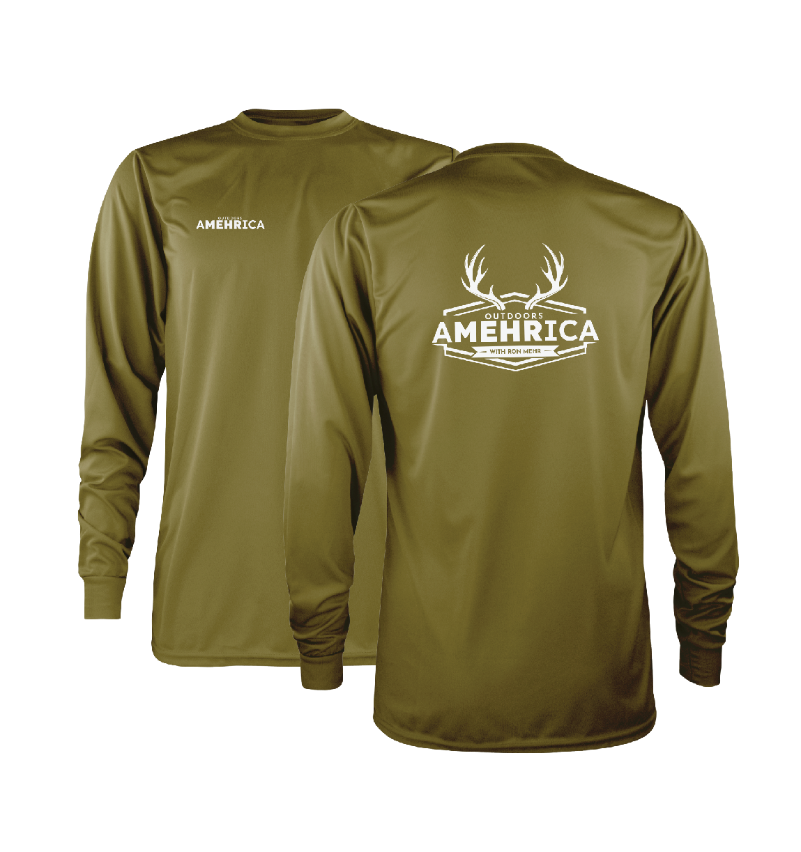 Performance Long Sleeve Shirt (Black, White or Army Green)