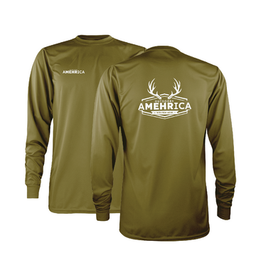 Performance Long Sleeve Shirt (Black, White or Army Green)