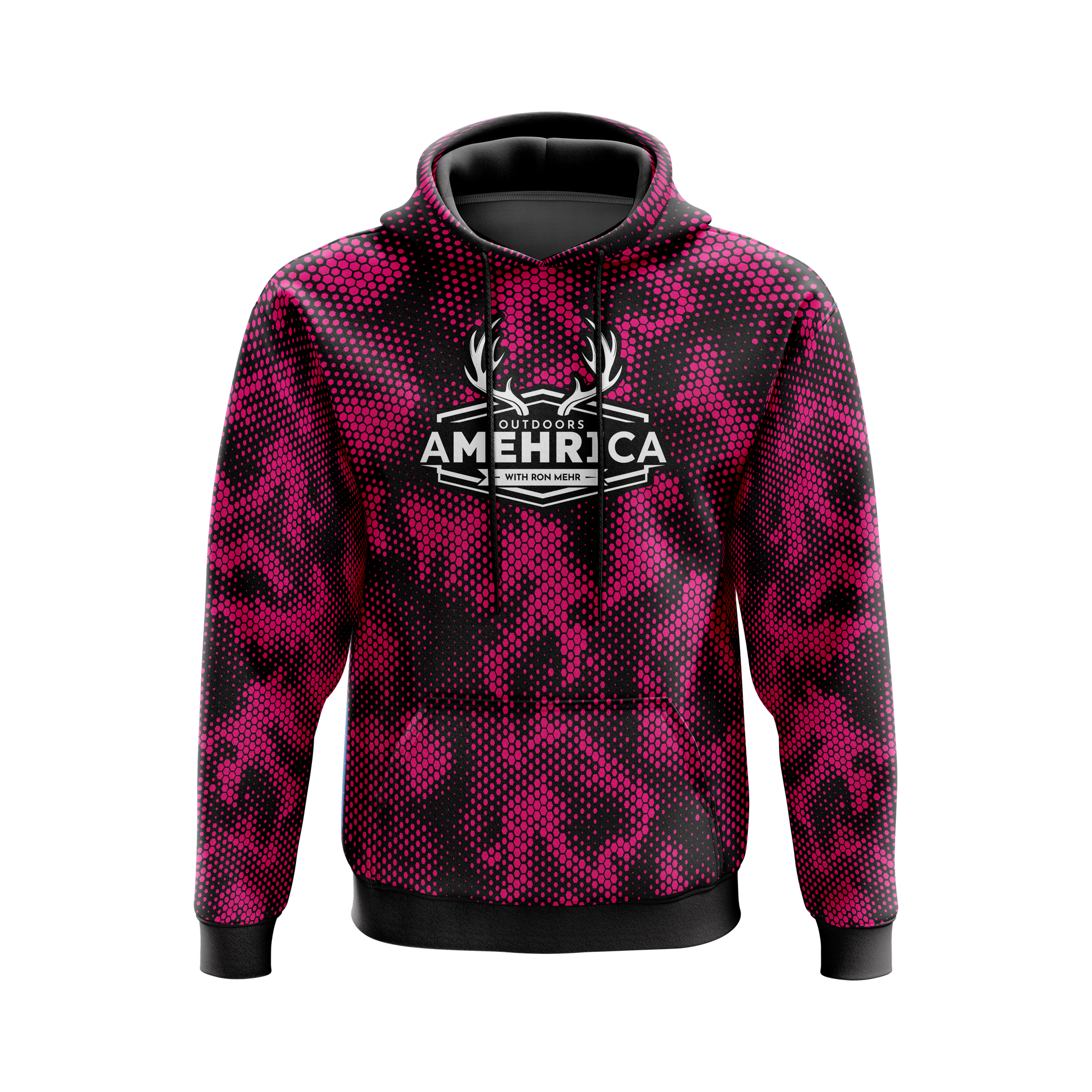 Pink Camo Performance Hooded Sweatshirt