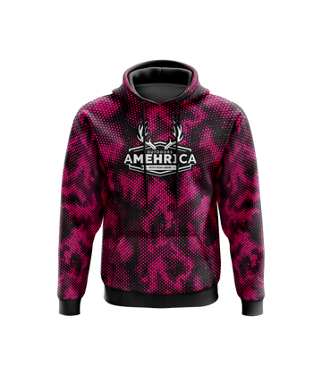 Pink Camo Performance Hooded Sweatshirt